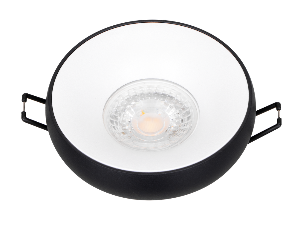 221-TROY-152-CADRE SPOT A ENCASTRER ROND ALUMINIUM TROY