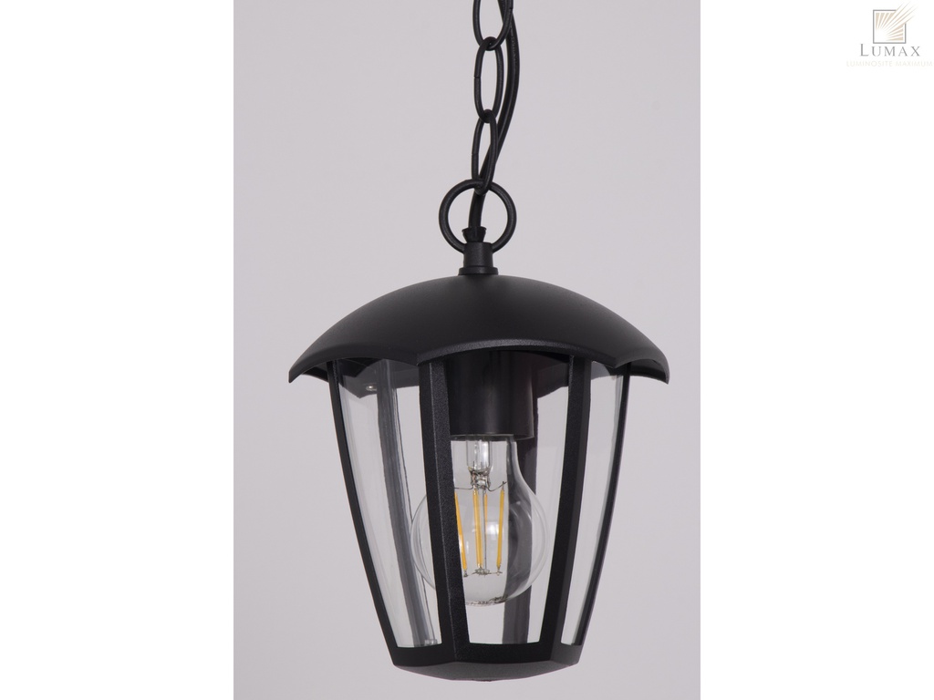 [32-6-PIVOINE-011] 32-6-PIVOINE-011-SUSPENSION D'EXTERIEUR E27 IP44 220V (NOIR)