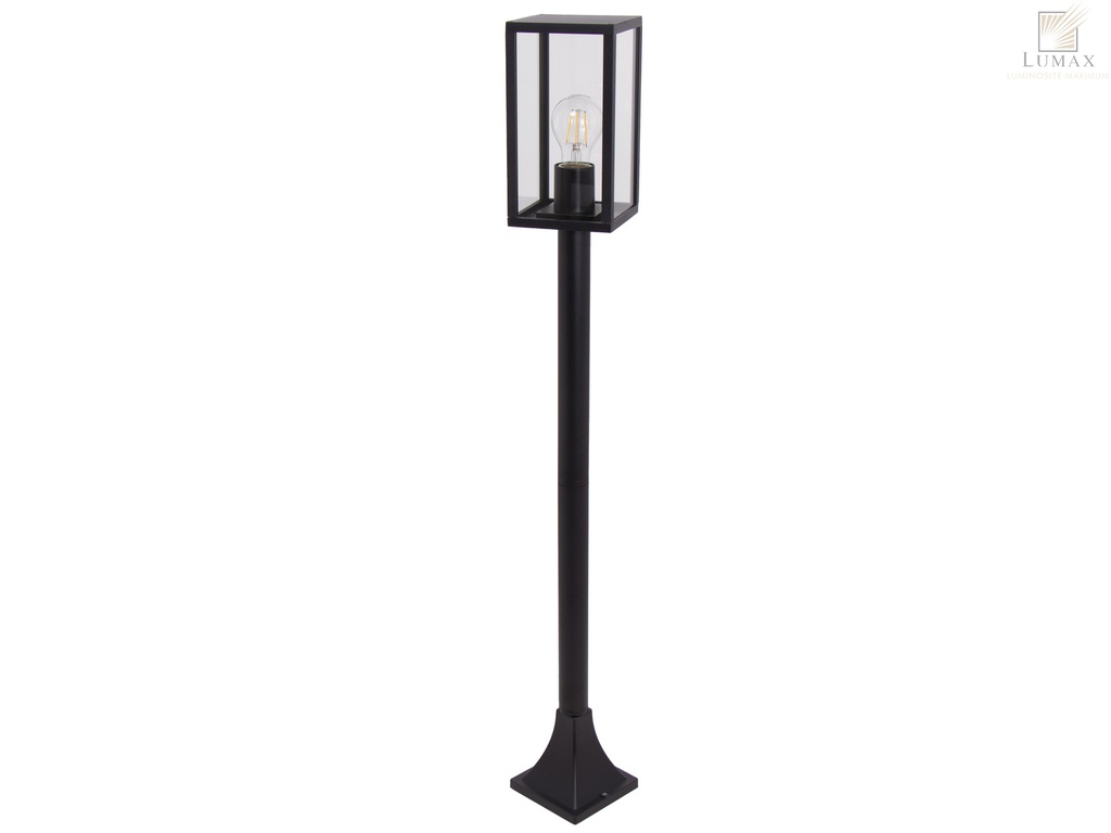 [32-7-RAIPONCE-023] 32-7-RAIPONCE-023-BORNE JARDIN E27 IP44 H 1ML 220V (NOIR)