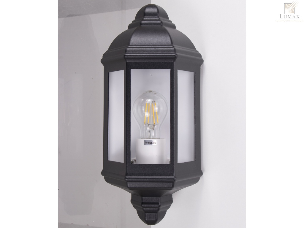 [32-5-RUINE-001] 32-5-RUINE-001-APPLIQUE D'EXTERIEUR E27 IP44 220V (NOIR)