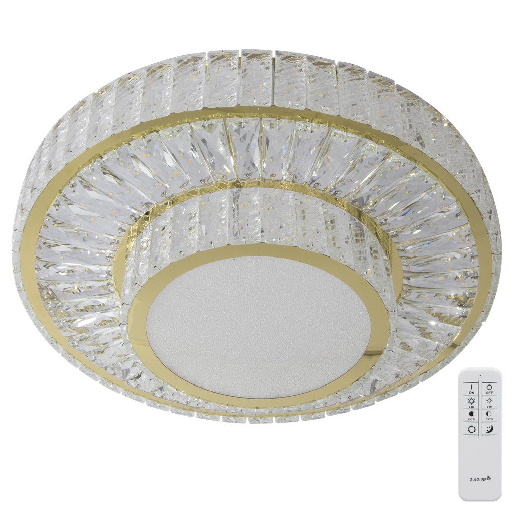 804-FYOUNA-050 LUSTRE PLAFONNIER LED 220V D500*H180MM FYOUNA