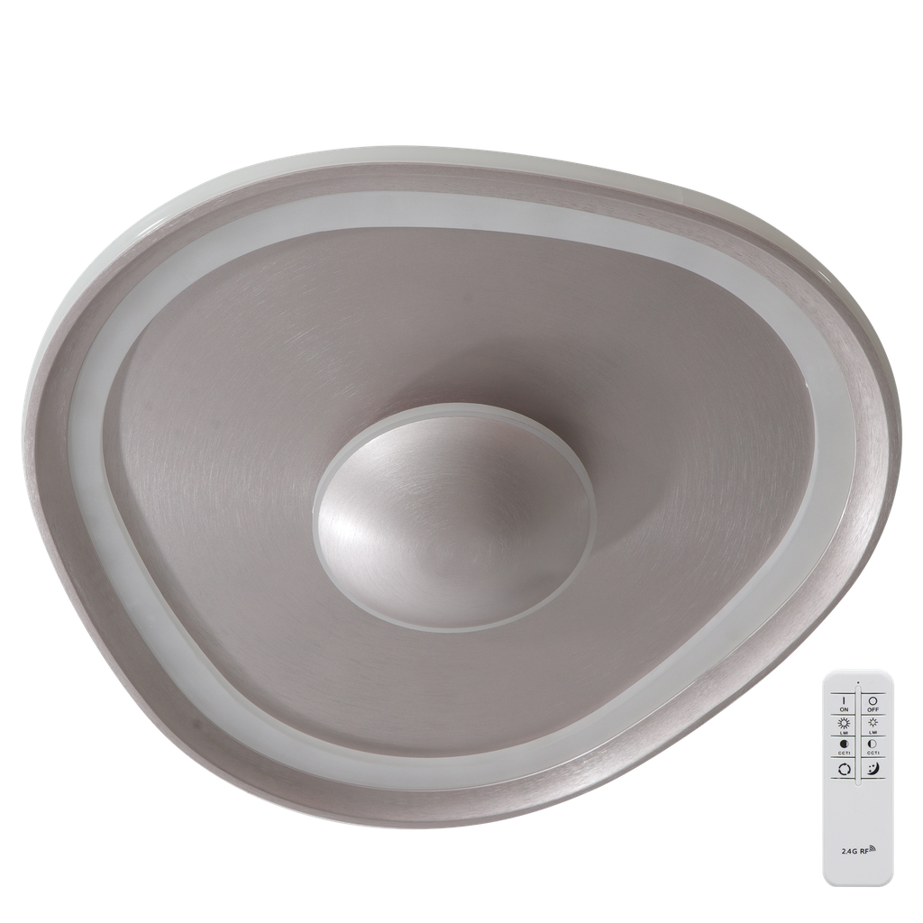 802-BIANCO-049-PLAFONNIER DECORATIVE LED 220V D500*70MM BIANCO