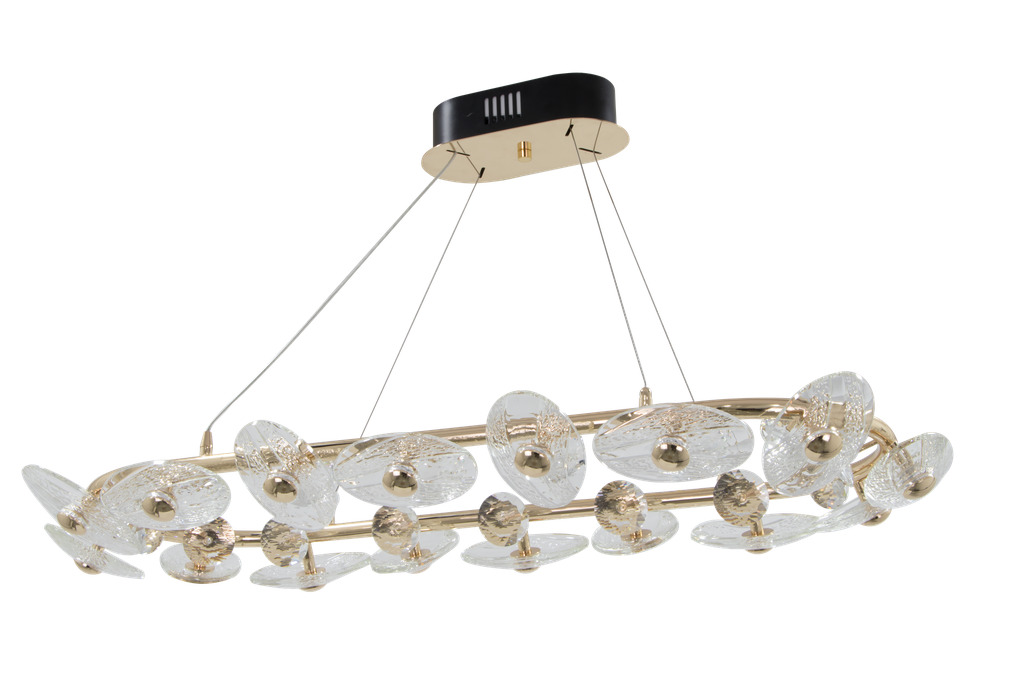 804-ALMINA-016-LUSTRE LED 220V D1000*400MM ALMINA