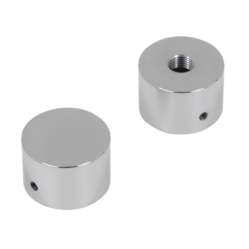 26-RONY-7842 KIT EMBOUT EN METAL+CAPUCHON DE TETE POUR RUBAN NEON SILICONE 360°RONY