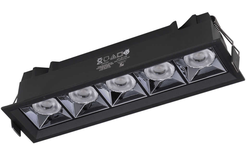 22-LAGO-2012-SPOT LINEAIRE A ENCASTRER RECTANGULAIRE 220V 24/38/50° LAGO