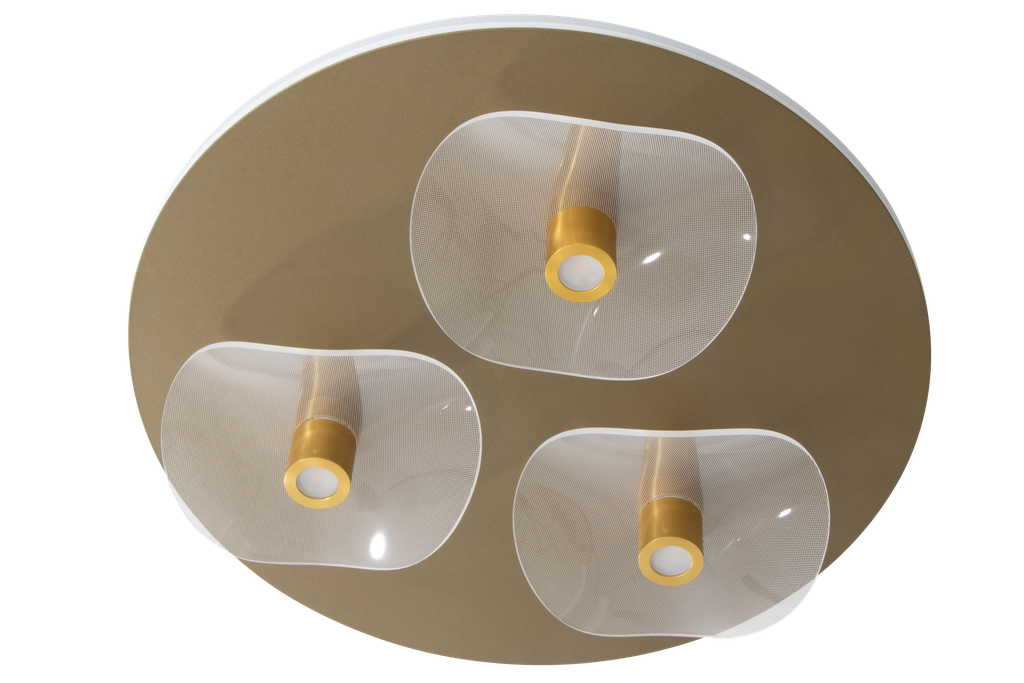 80-TORANO-2021 PLAFONNIER LED ROND 220V D495*495*H105MM TORANO