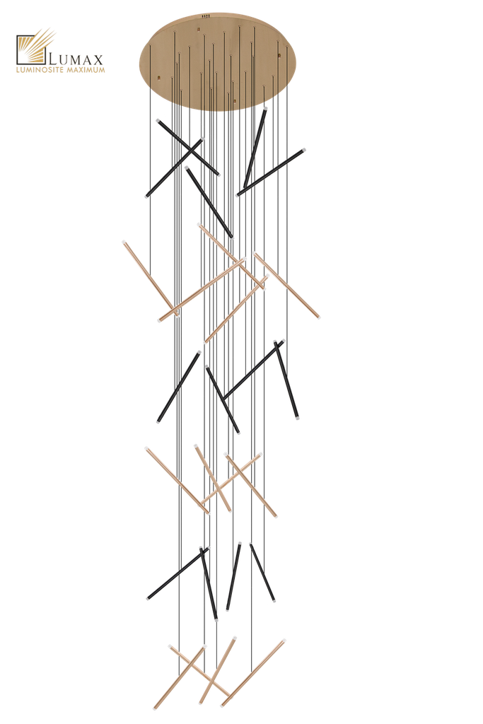 804-LORI-9097-LUSTRE SUSPENDU LED D80*600CM LORI