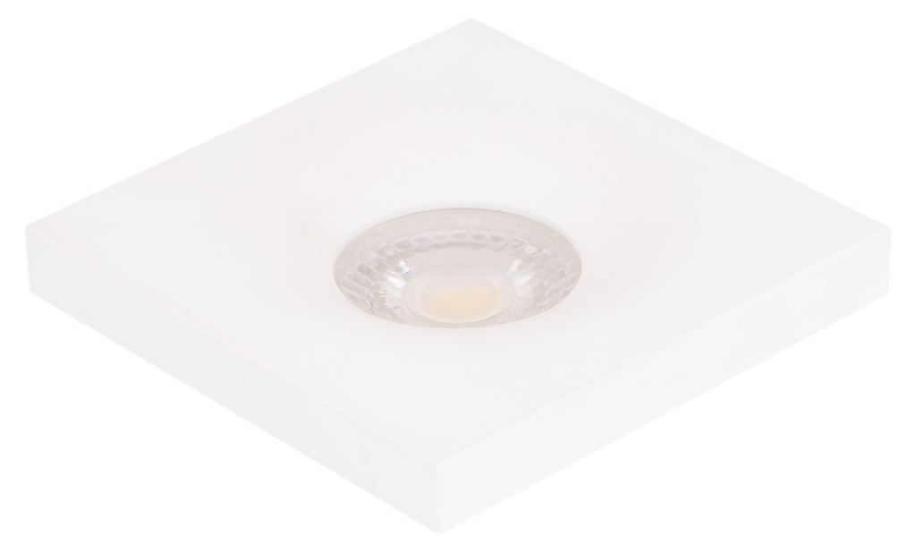 S-LUX-121772-SPOT MR16 A ENCASTRER CARRE FIXE ALUMINIUM MILANKO
