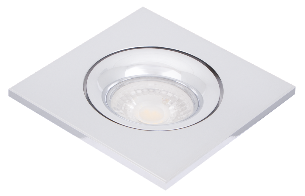 S-LUX-151779-SPOT MR16 A ENCASTRER CARRE ORIENTABLE ALUMINIUM NADINA