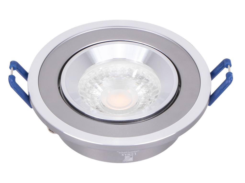 22-1-VIRAZZO-16-VD-SPOT MR16 A ENCASTRER ROND ORIENTABLE ALUMINIUM