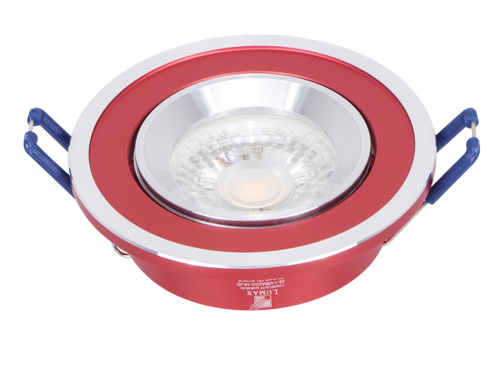 22-1-VIRAZZO-16-JD-SPOT MR16 A ENCASTRER ROND ORIENTABLE ALUMINIUM