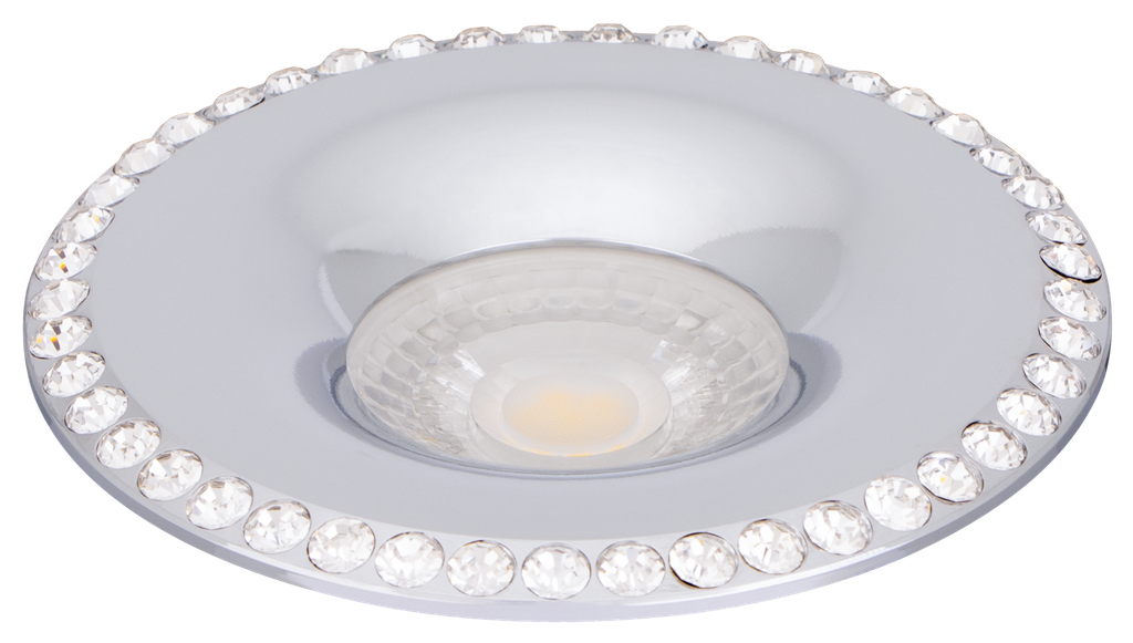 S-LUX-251770-SPOT MR16 A ENCASTRER ROND ALUMINIUM+CRISTAL SINGOLA