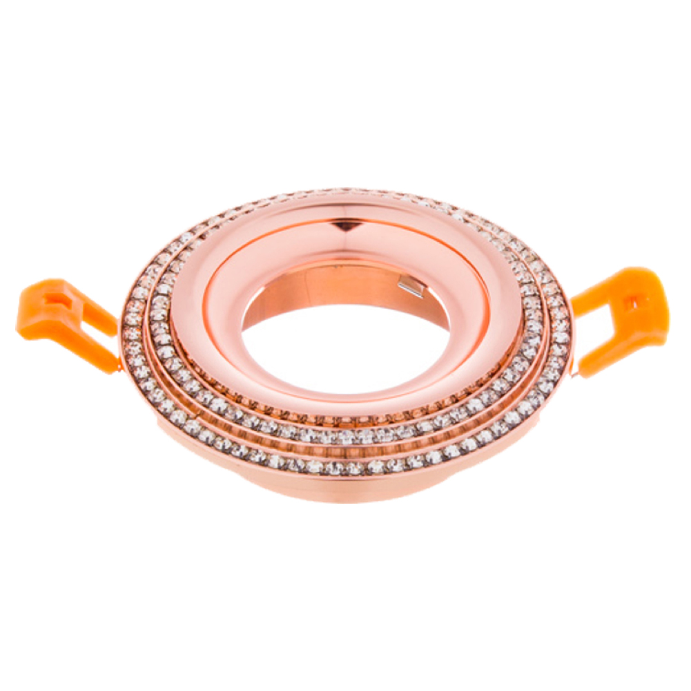 S-LUX-208206-SPOT MR16 A ENCASTRE ROND ALUMINIUM+CRISTAL FRIZINIA