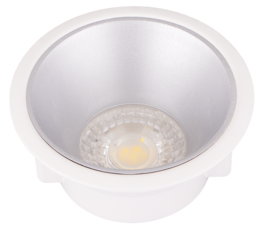 S-VI7-270214-SPOT MR16 A ENCASTRER ROND RETRAIT ALUMINIUM+PVC CLIMINIA