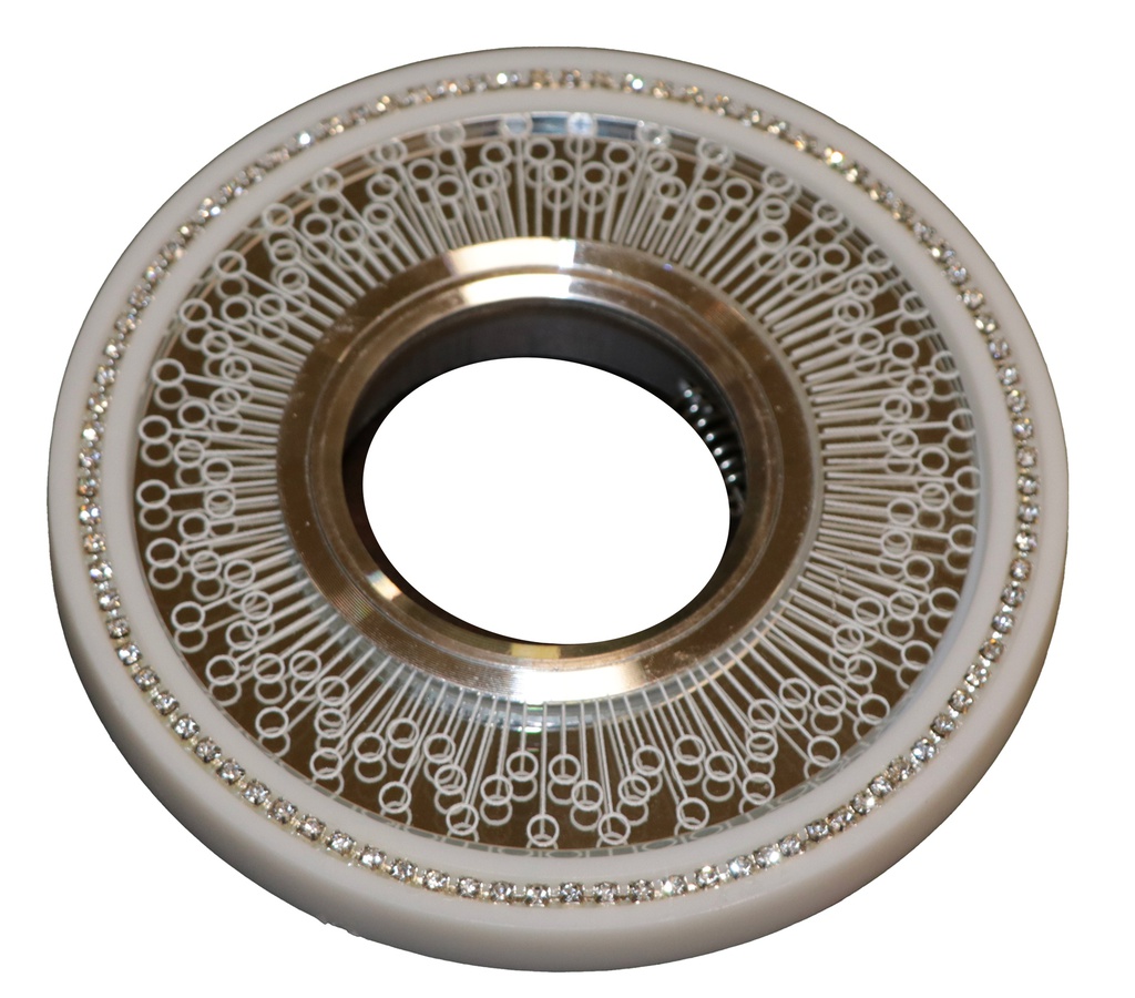 S-VI11-221915-SPOT MR16 A ENCASTRER ROND ACRYLIQUE+GLASS + LED 3W DUNDA