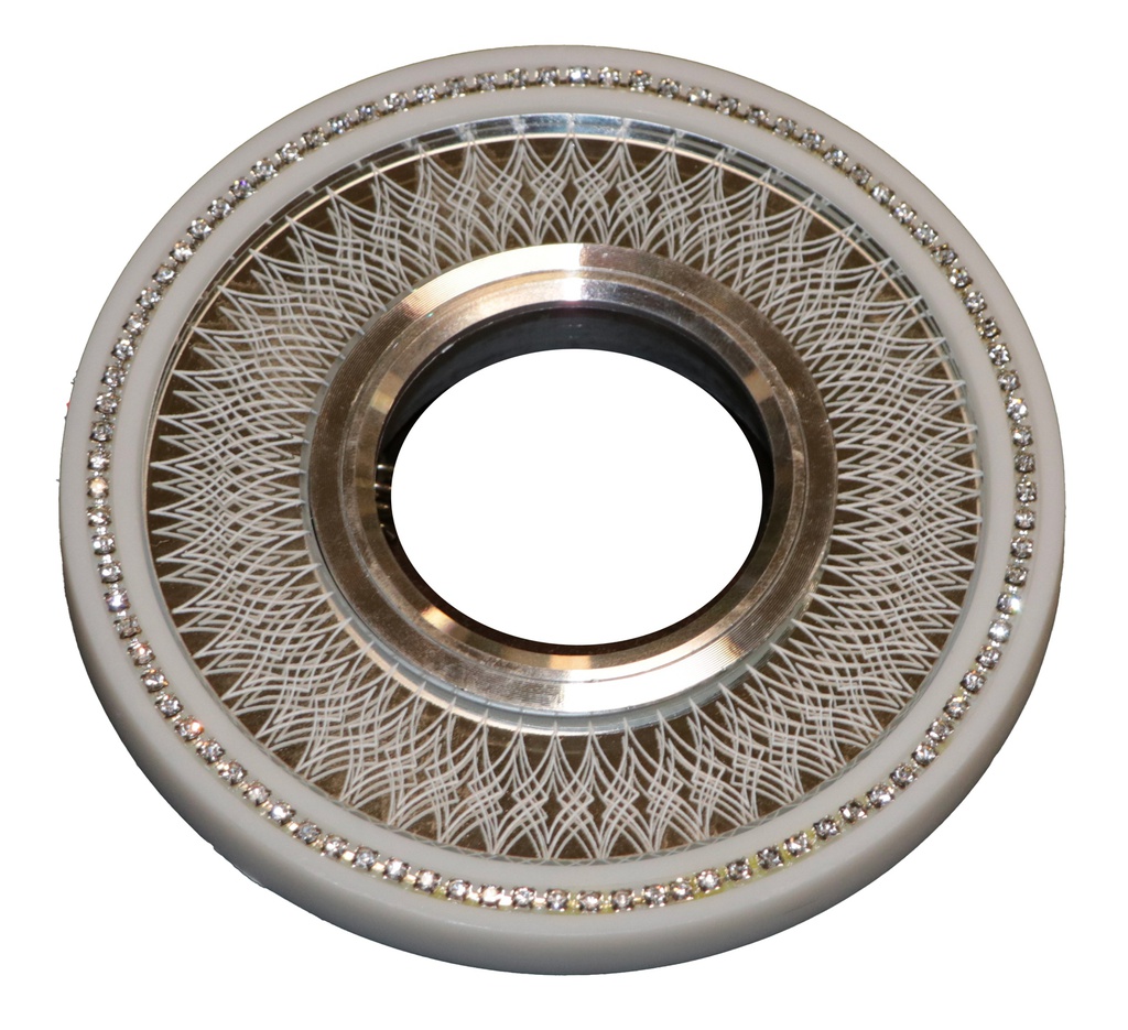 S-VI11-221916-SPOT MR16 A ENCASTRER ROND ACRYLIQUE+GLASS + LED 3W DUNDA