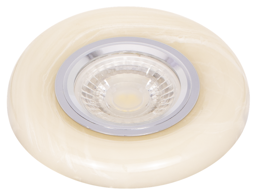 S-VI18-123300-SPOT MR16 A ENCASTRER ROND MARBRE + LED 3W PYANKA