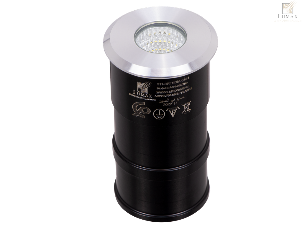 311-BRENDIA-0351-SPOT AU SOL LED ROND FIXE COB IP65 220V