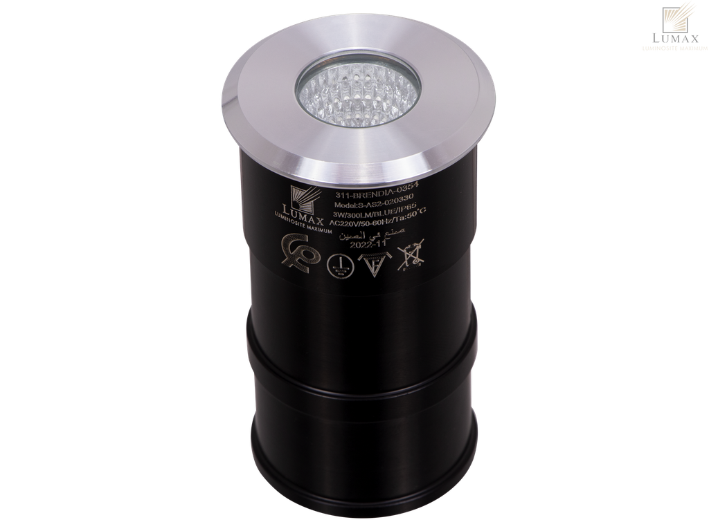 311-BRENDIA-0354-SPOT AU SOL LED ROND FIXE COB 220V BRENDIA