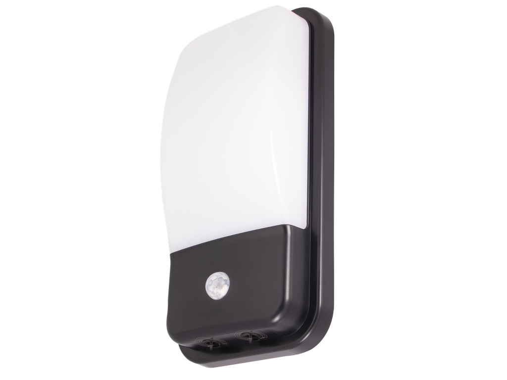 [322-HIMTARIA-2021] 322-HIMTARIA-2021-APPLIQUE LED D'EXTERIEUR IP65 220V AVEC DETECTEUR (20W, 6500K, NOIR)