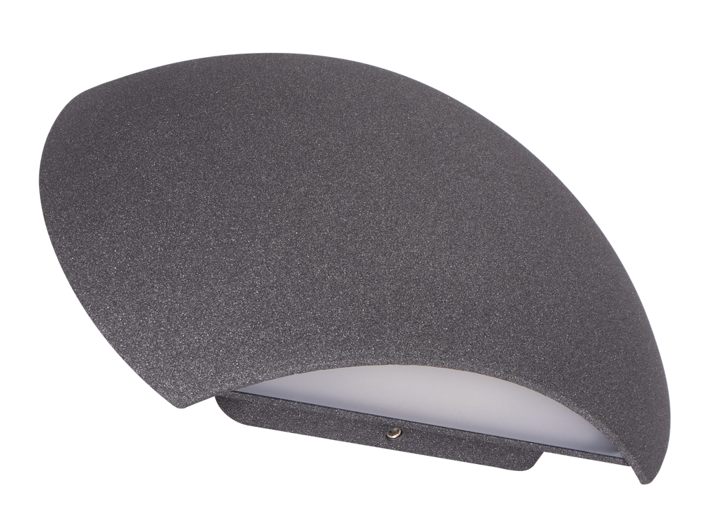 [J-AP4-310632] J-AP4-310632-APPLIQUE LED D'EXTERIEUR OVAL IP54 220V LUNIA (6W, 3000K, GRIS FONCE)