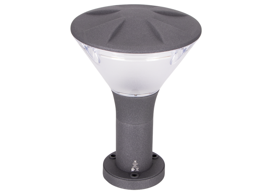 [J-BO6-662730] J-BO6-662730-BORNE JARDIN E27 220V 30CM YORINKA (GRIS FONCE)