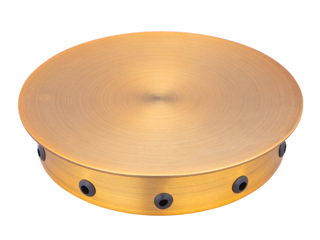 S-LUX-012206-PLATEAU EN METAL BRONZE SIMPYA