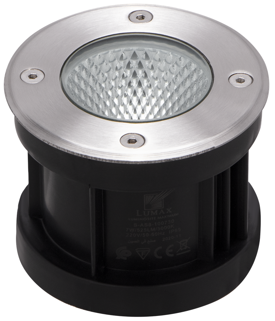 312-LORANDIA-753-SPOT AU SOL LED A ENCASTRE ROND FIXE IP65 COB 220V