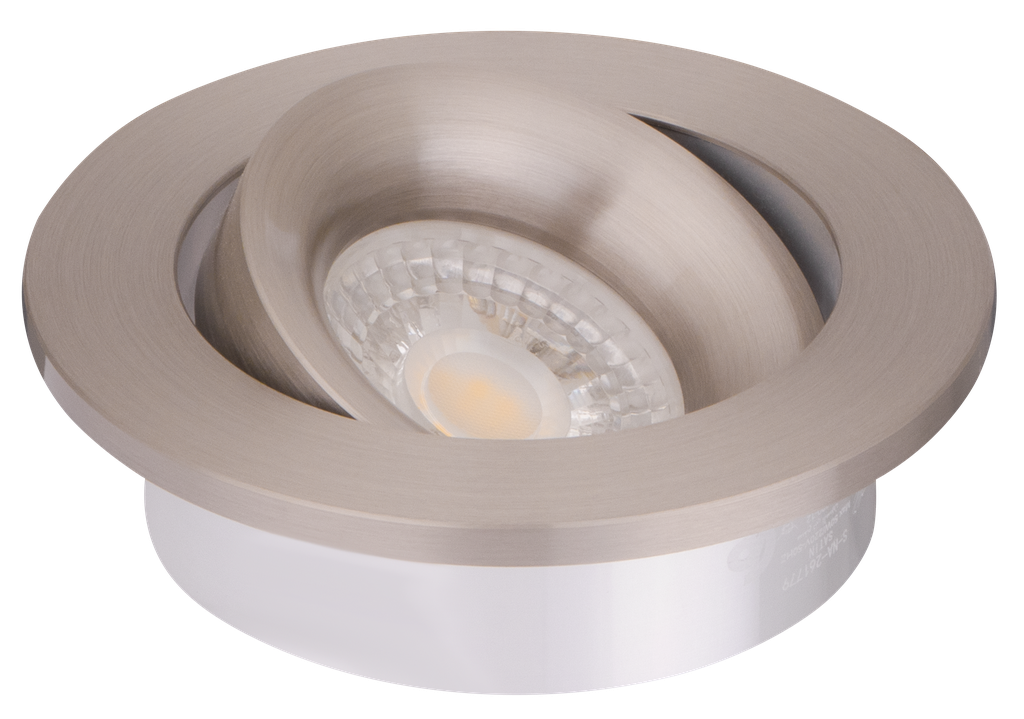 S-NA-261779 SPOT MR16 A ENCASTRER ROND ORIENTABLEALUMINIUM NADINA