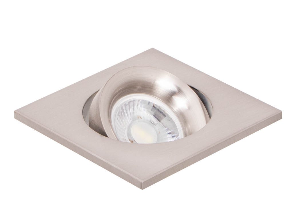 S-NA-161779 SPOT MR16 A ENCASTRER CARRE ORIENTABLE ALUMINIUM NADINA