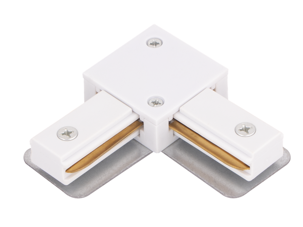 23-23-UNIVER-1020 CONNECTEUR EN L POUR RAIL DE SPOT 2FIL 220V POUR SPOT 220V