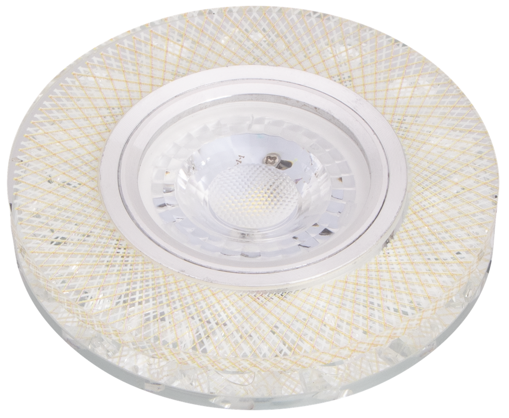 22-4-CISTE-22882 SPOT MR16 A ENCASTRER ROND 3D GLASS + LED 3W