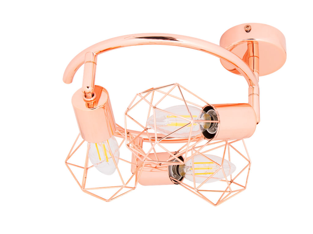 807-OLEARIA-003 PLAFONNIER 3XE14 220V D95