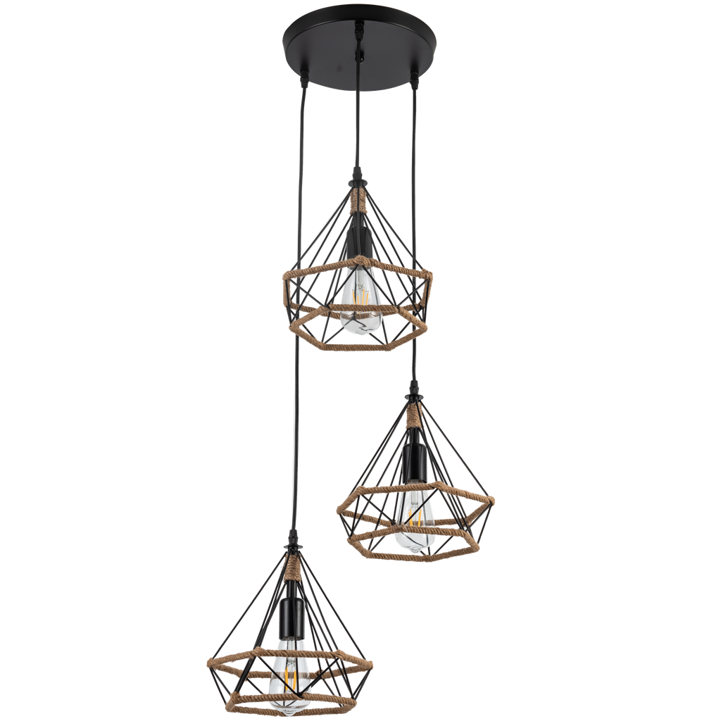 803-NARCISSE-003- SUSPENSION 3XE27 220V D250