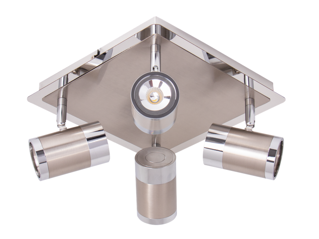 807-PAULINE-004- PLAFONNIER METAL 4XGU10 220V