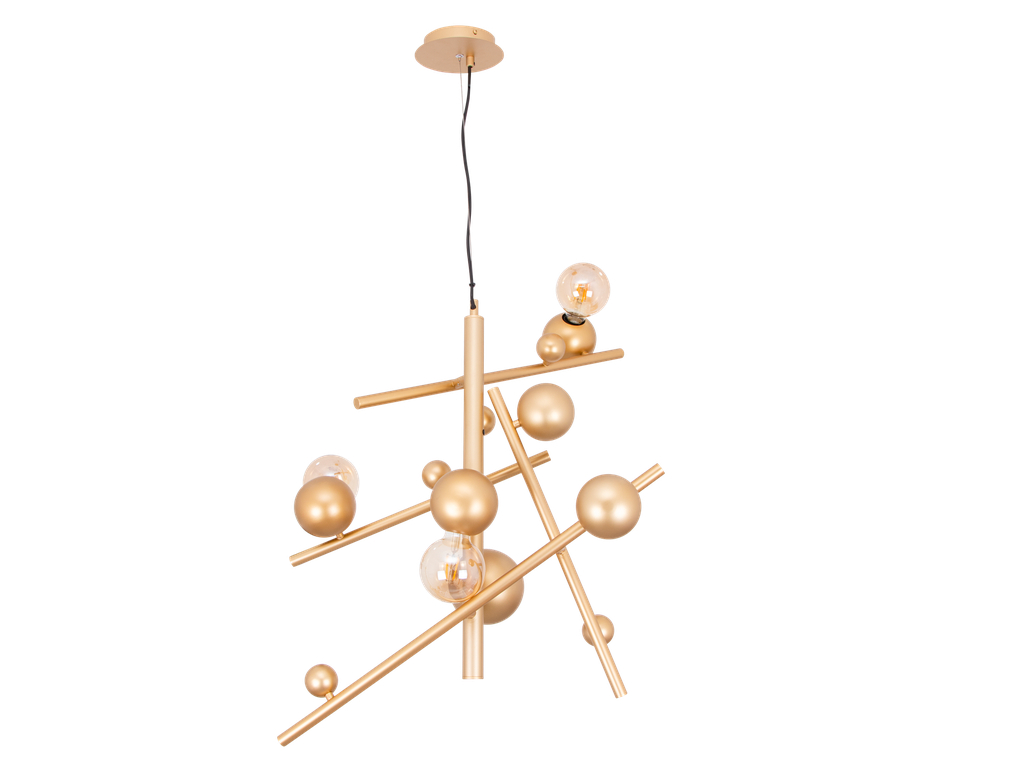 804-DAHLIA-005- LUSTRE 3XE27 220V METAL D400 W80H800