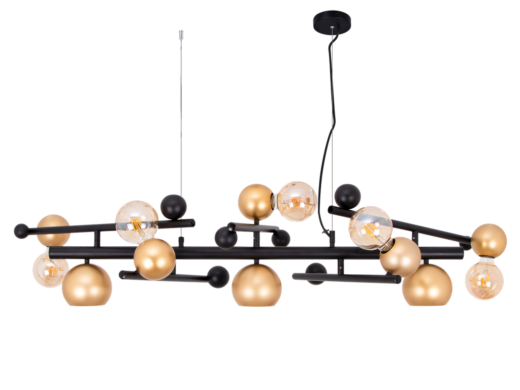 804-GERBERA-005-LUSTRE 5*E27 + 3*GU10 220V METAL L120 D400 H400