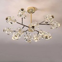 804-MAUVE-030-LUSTRE LED D800*H500MM MAUVE