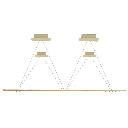 803-OWEN-056-SUSPENSION LED  220V L188,5*8*220CM OWEN