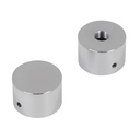 26-RONY-7842 KIT EMBOUT EN METAL+CAPUCHON DE TETE POUR RUBAN NEON SILICONE 360°RONY