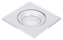 S-LUX-151779-SPOT MR16 A ENCASTRER CARRE ORIENTABLE ALUMINIUM NADINA