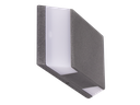 [J-AP4-310631] J-AP4-310631-APPLIQUE LED D'EXTERIEUR CARRE IP54 220V CARINGA (6W, 3000K, GRIS FONCE)