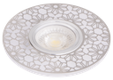 224-0347-832 SPOT MR16 A ENCASTRER ROND ACRYLIQUE+METAL + LED 3W NECTARINIER